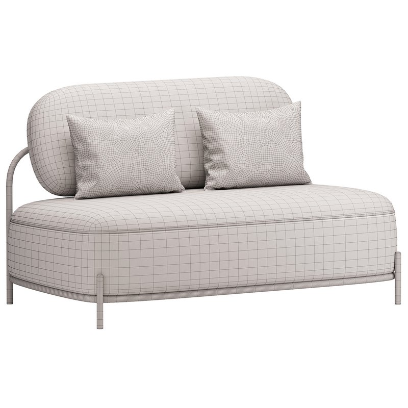 Sofa Stone matting blue - Image 5