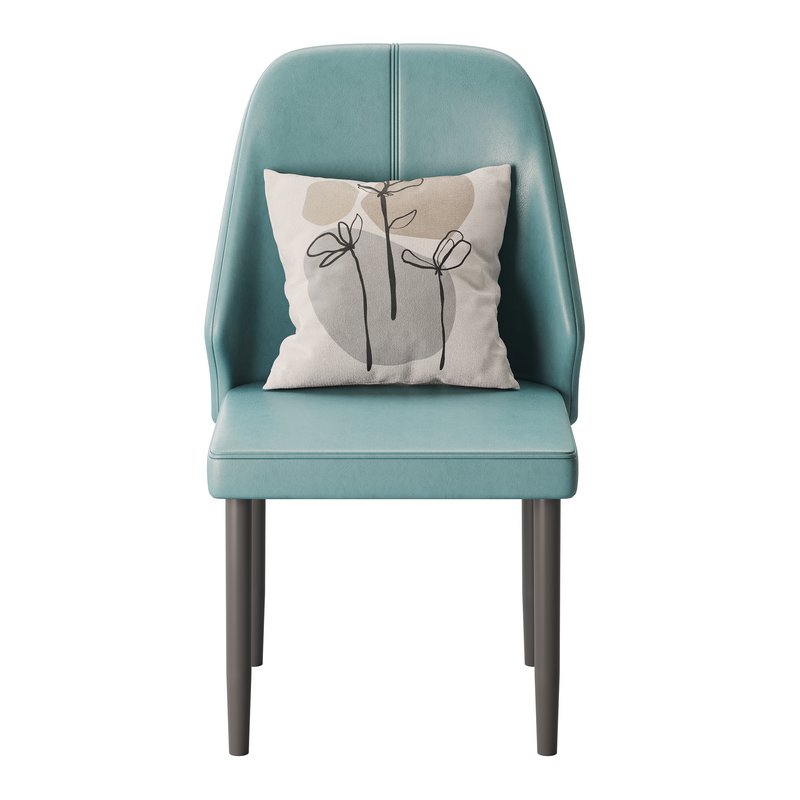 Bordered Sturdy Faux Leather Upholstered - Image 11