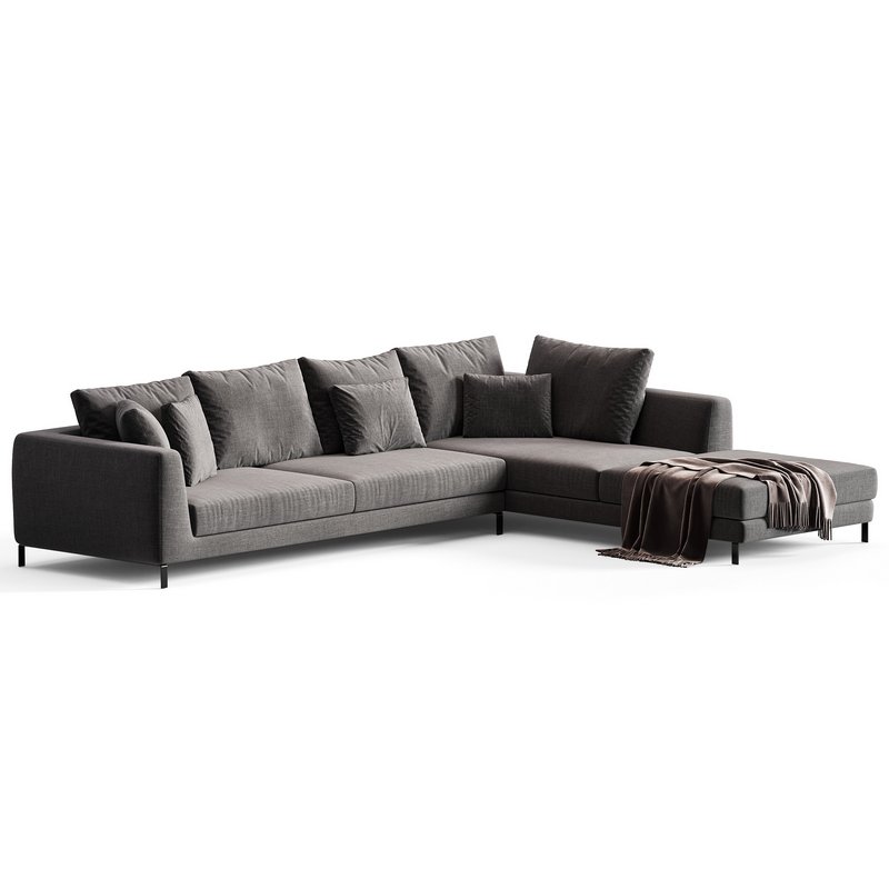 Ray Corner Sectional Sofa By B&B ITALIA - Image 5