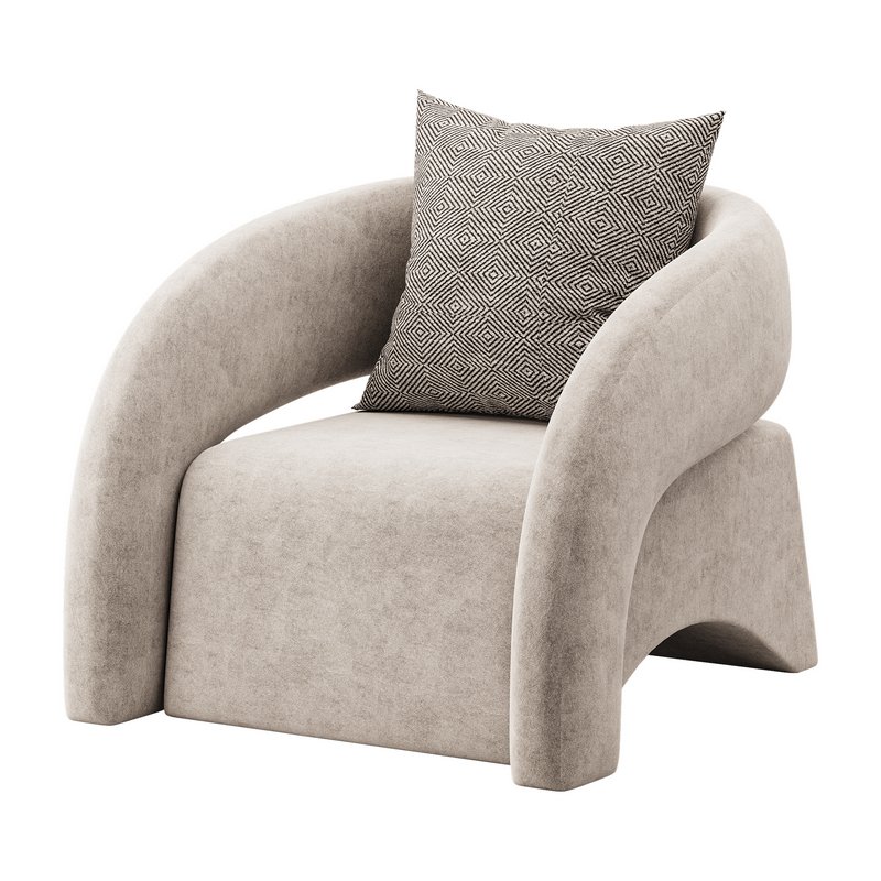 Crisscross Accent Chair - Image 4