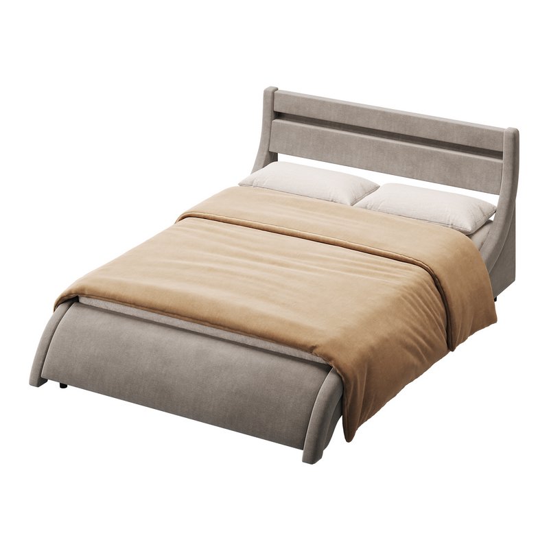 Homfa Full Size Bed Frame - Image 8