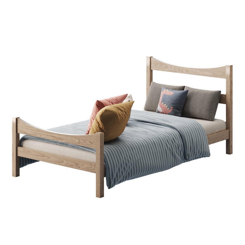 Gymax Twin Size Platform Bed - Image 9