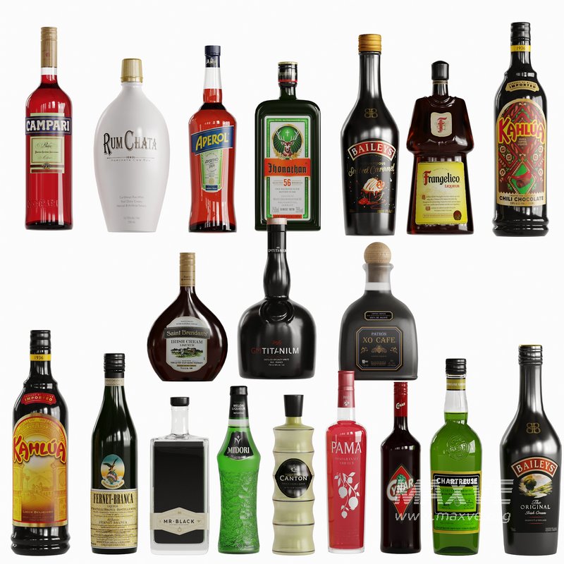 Bottles -36 Champagne And Liqueurs - Image 1
