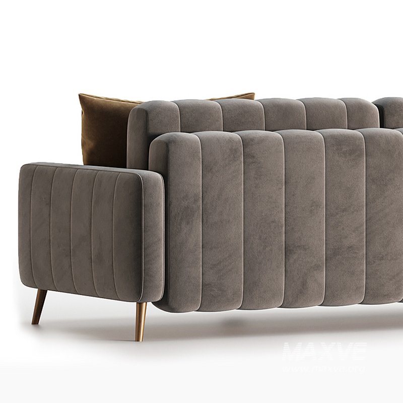 Sofa Markful Velvet Gray - Image 1