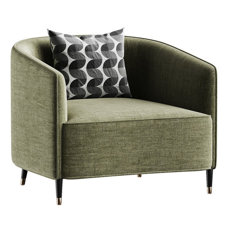 armchair brown - Image 4