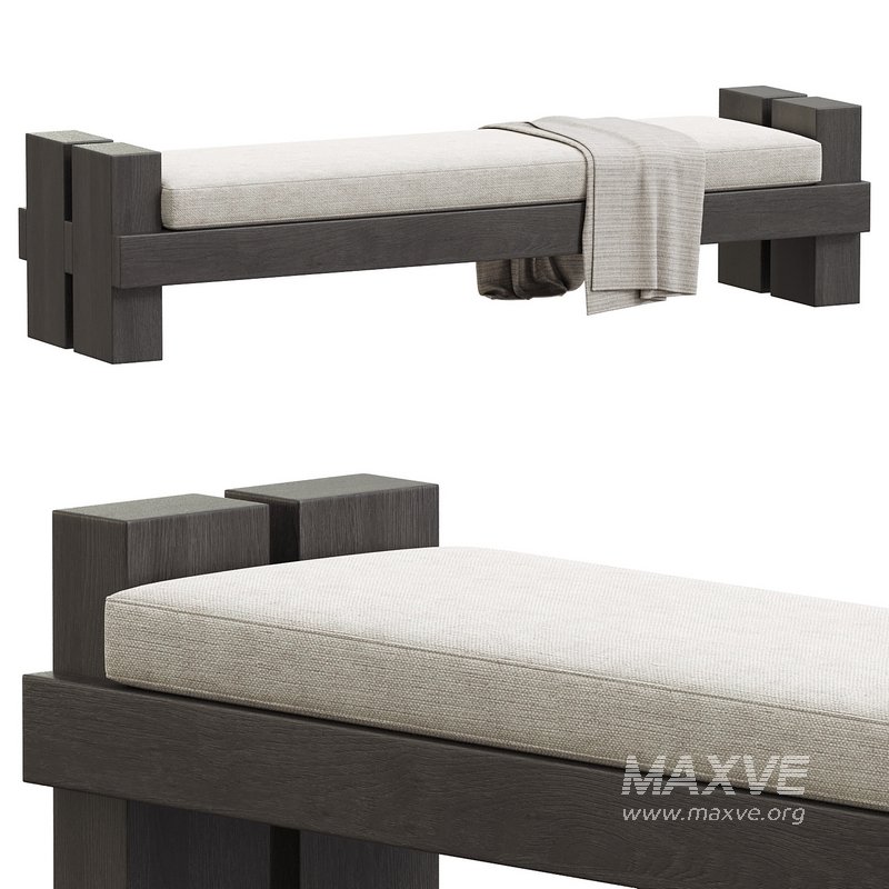 Elodie Wood Accent Bench - Image 4