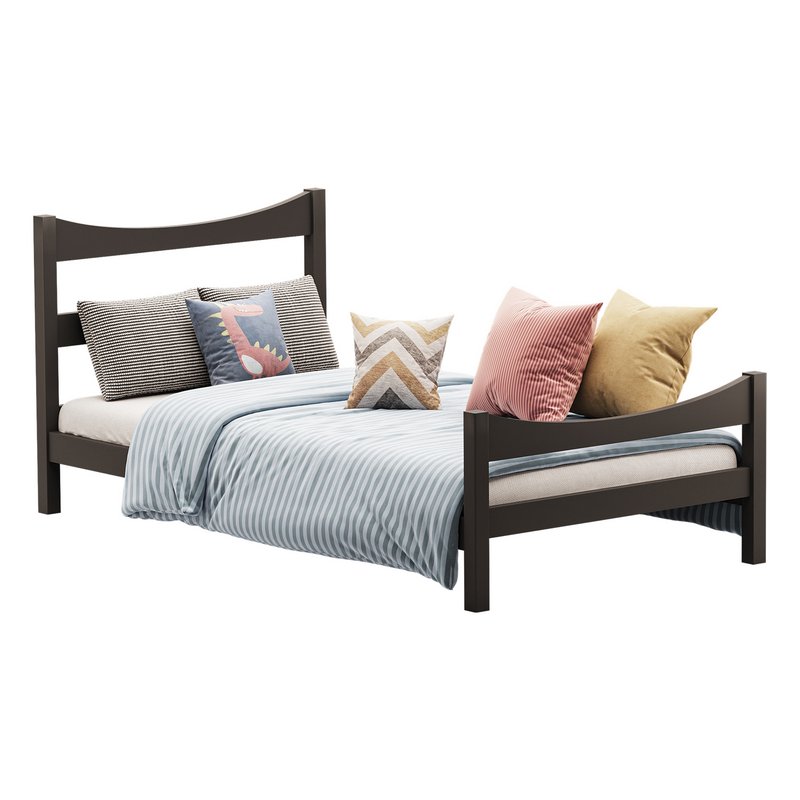 Gymax Twin Size Platform Bed - Image 3