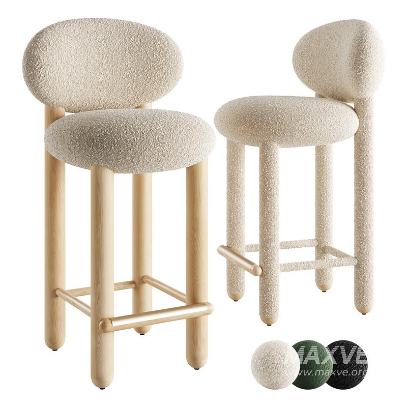 Flock Bar Chairs by NOOM - Image 1