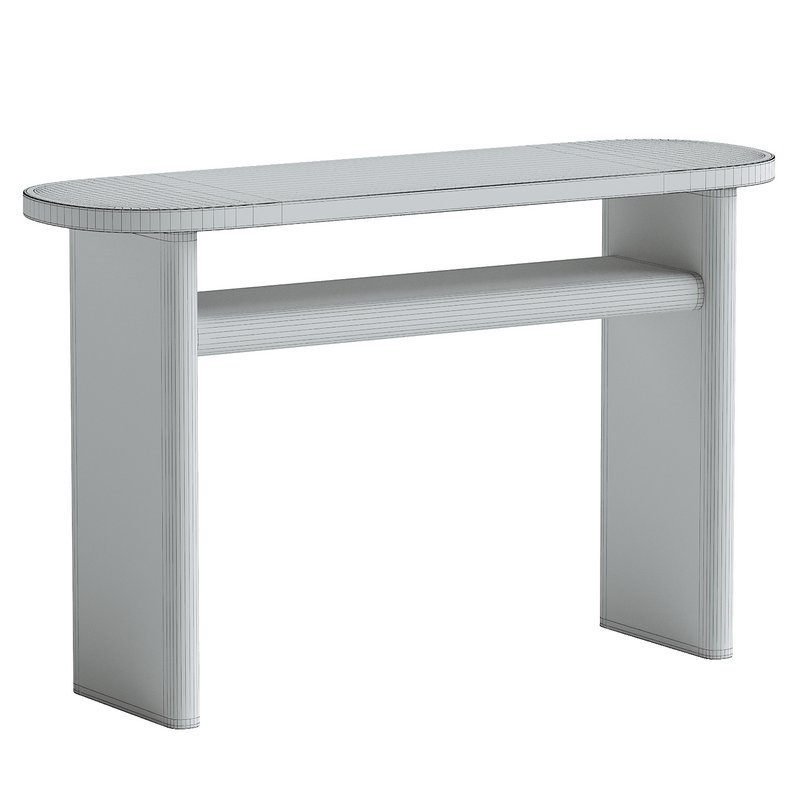Travertine Marble Console Table - Image 3