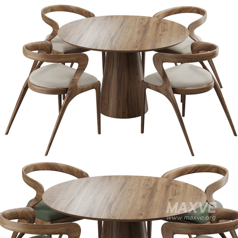 Dinning chair and table216 - Image 1