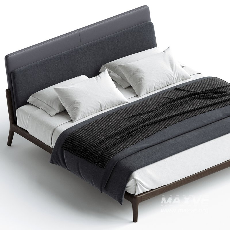 BOWERY WOODEN BED BERTO - Image 1