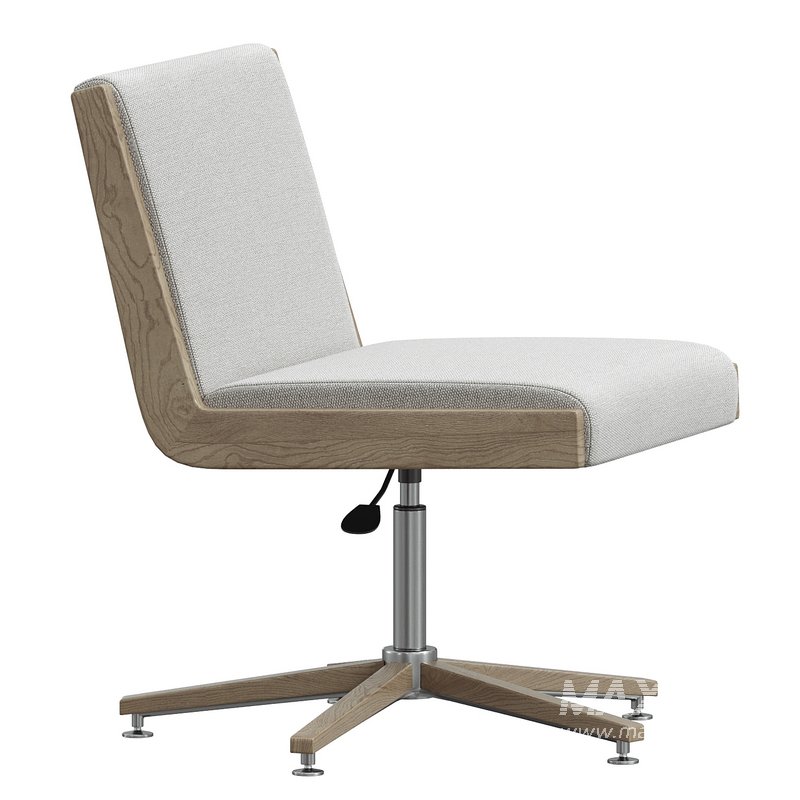 Atwood Upholstered Swivel Desk Chair - Image 1