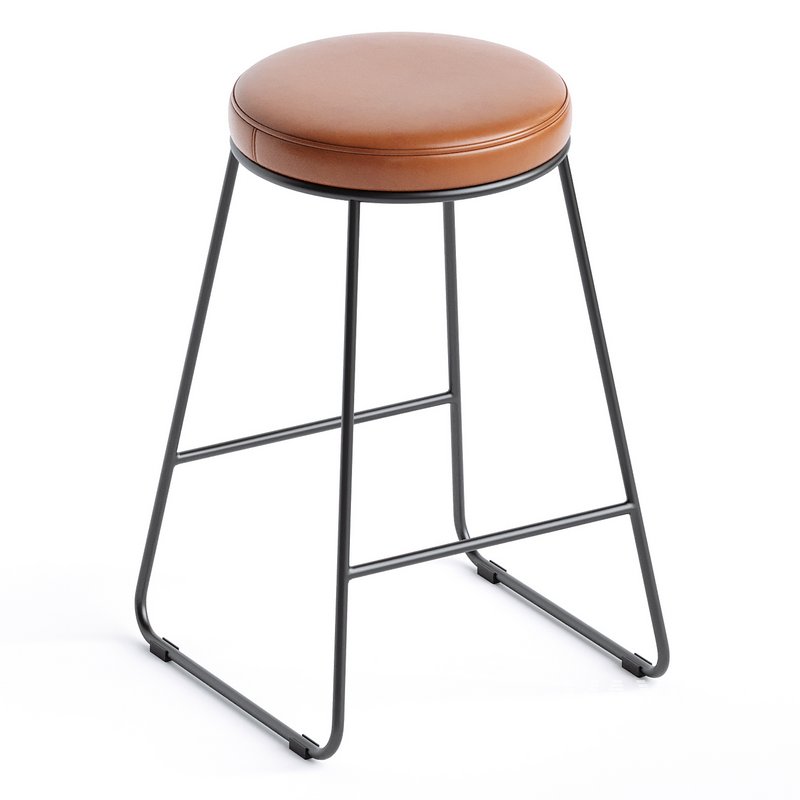Eleanor Faux Leather Barstool - Image 3
