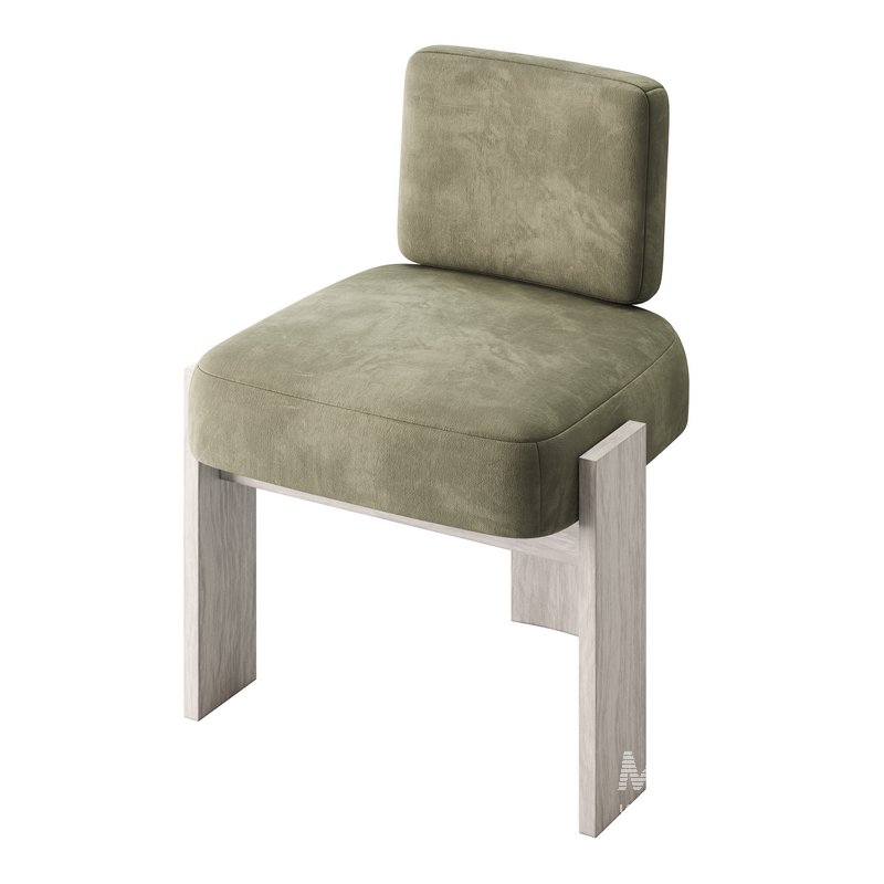 C Back Armless Chair - Image 3