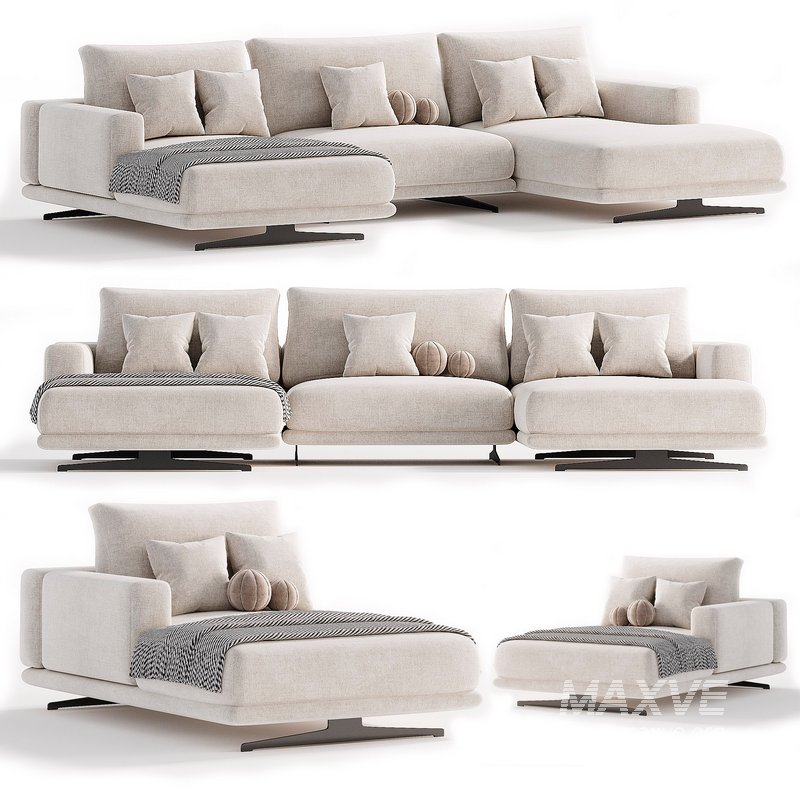 Zillis 3 seat corner Sofa - Image 2