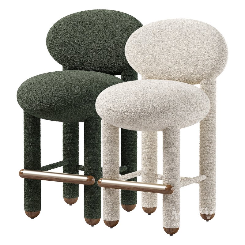 Counter Chair Flock CS1 - Image 1