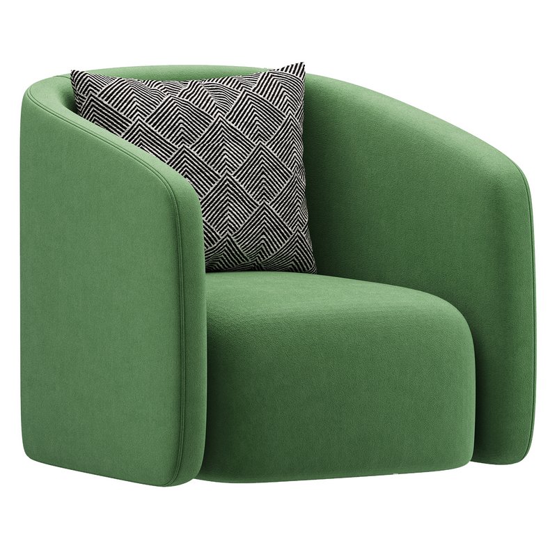 Andy Cream Boucle Club Chair - Image 4