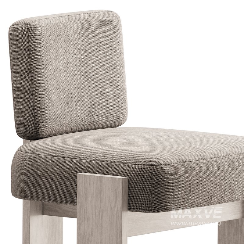 C Back Armless Chair - Image 13