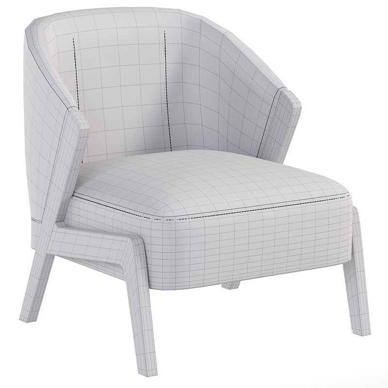 Bronx Frame Fine Chenille Moss Green Turner Wooden Accent Chair - Image 6