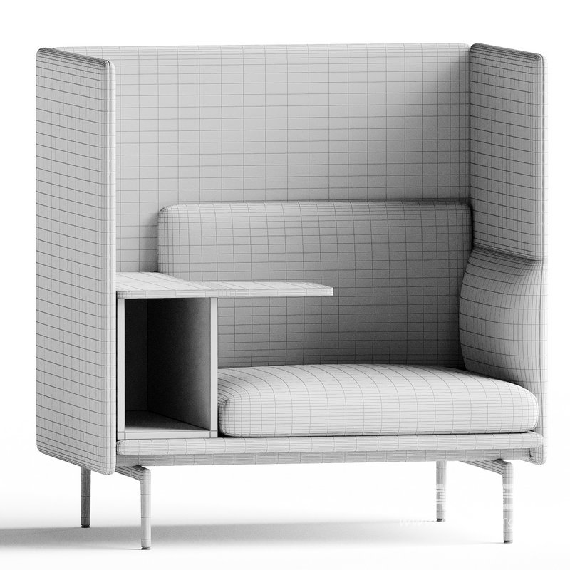Outline Highback Work Sofa - Image 3