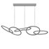 Flow pendant chandelier Garda Decor K2KML15105 - Thumbnail 5