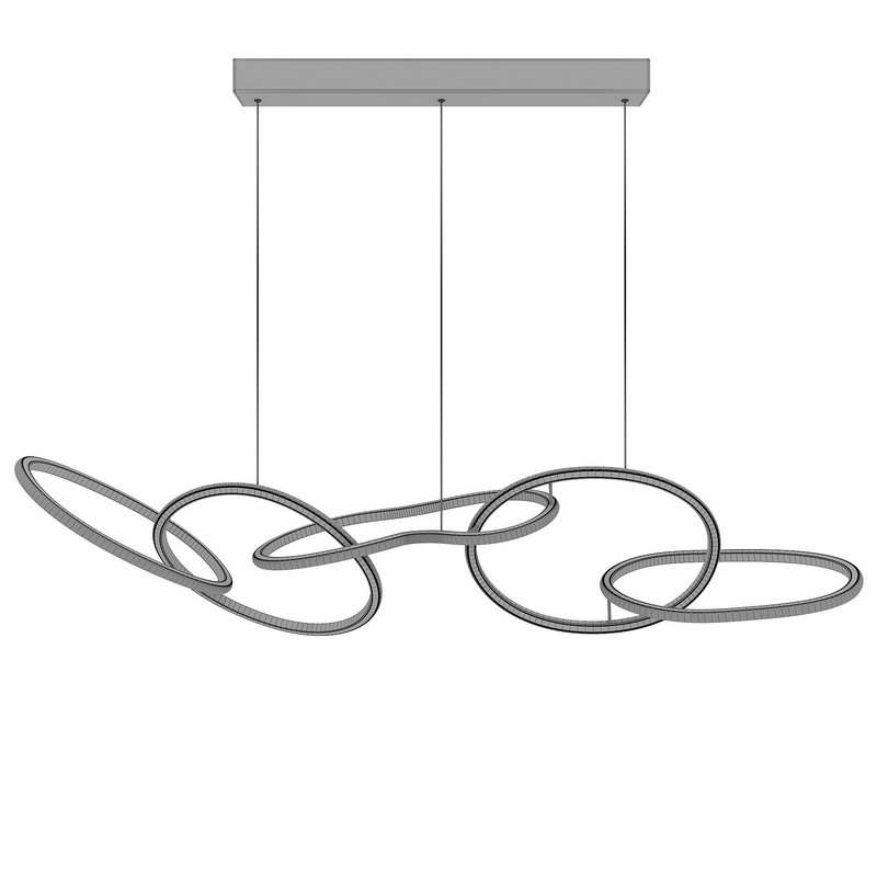 Flow pendant chandelier Garda Decor K2KML15105 - Image 5