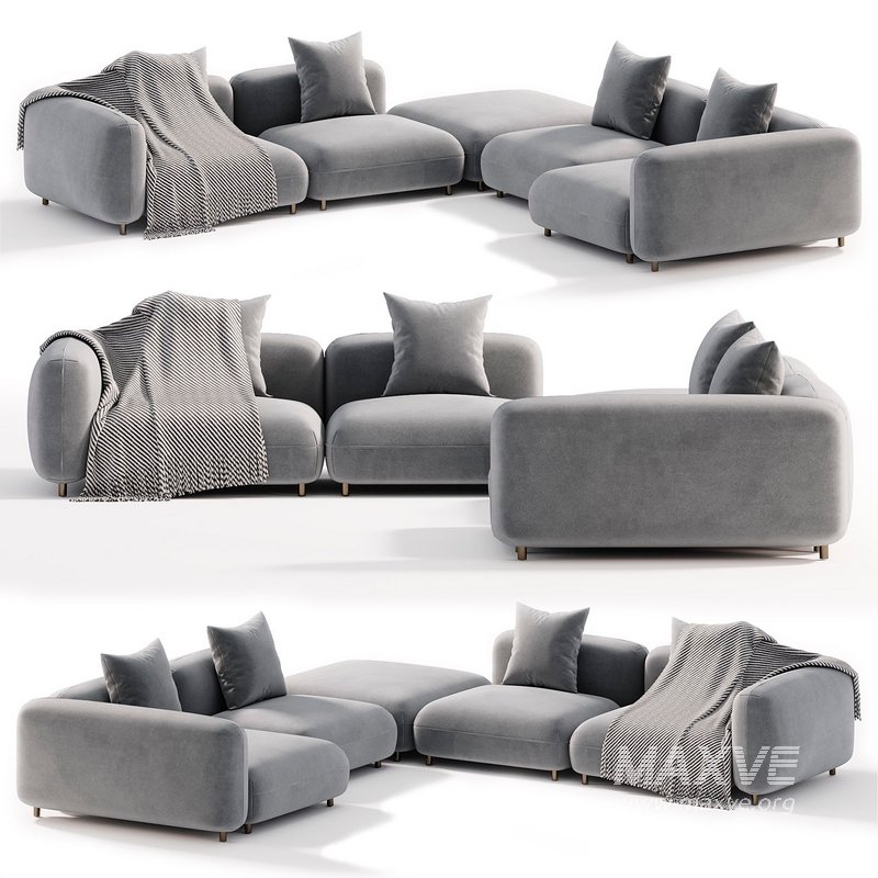 TOKIO Modular fabric Sofa - Image 3