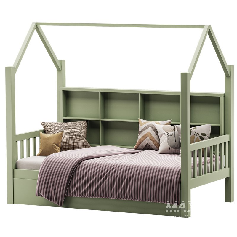 Bed with Trundle roof - Image 2