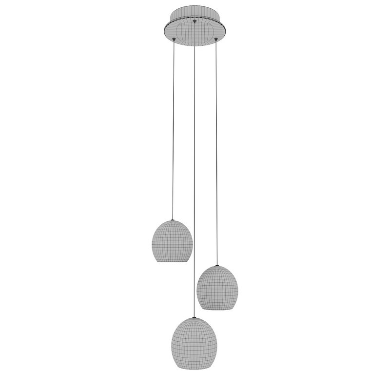 Lazio 3-Light Round Multi-Drop Pendant Currey Company - Image 6