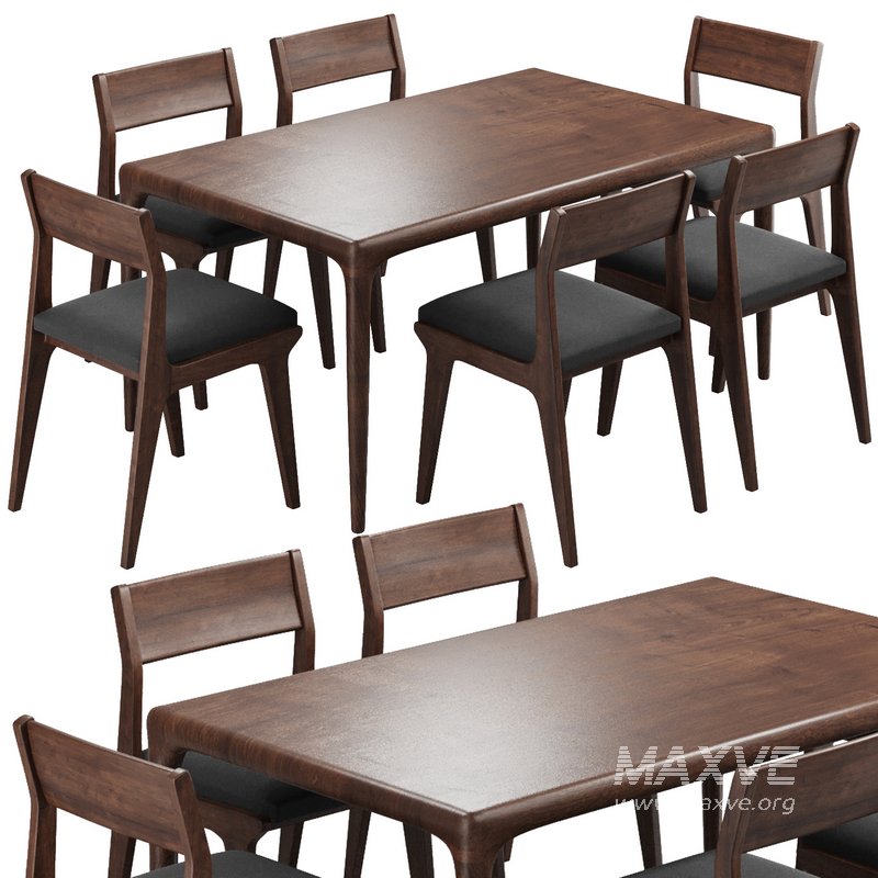 Dinning chair and table214 - Image 1
