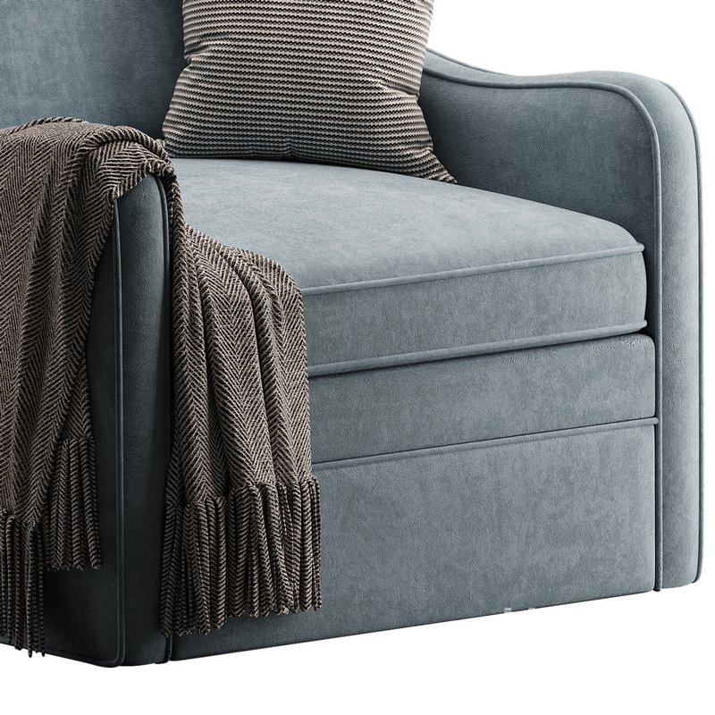 Wide Seat Lounge Swivel Arm Chair - Image 11