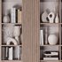 Modern Minimalist Study Unit with Shelves - Thumbnail 2