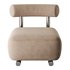 Modish Solid Color Foam Side Chair - Thumbnail 9