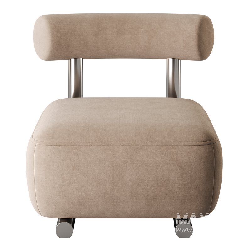 Modish Solid Color Foam Side Chair - Image 9