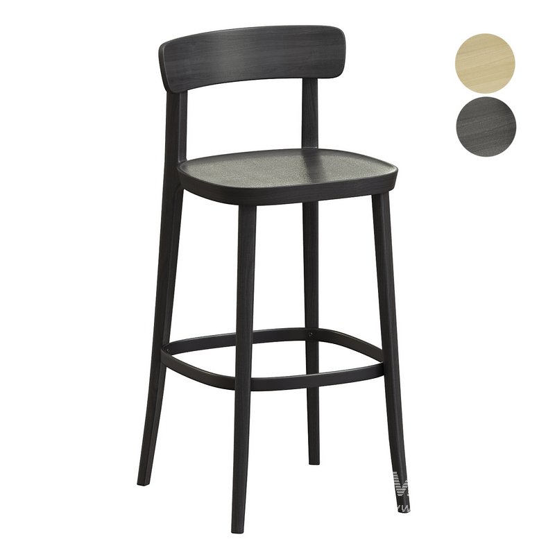Josue 75cm Wooden Bar Stool - Image 1
