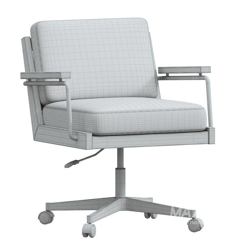 Kylo Upholstered Swivel Desk Chair - Image 4