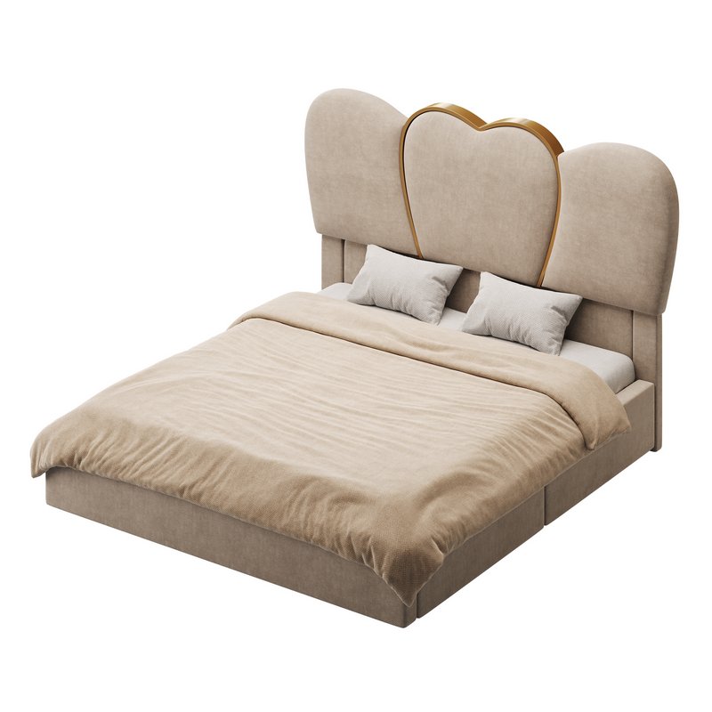 Homfa King Size LED Bed - Image 10