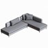 Delta Sectional Sofa Modular Bensen - Thumbnail 1