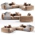 TOKIO Modular fabric Sofa - Thumbnail 2