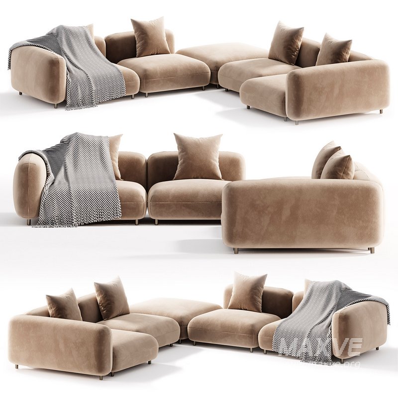 TOKIO Modular fabric Sofa - Image 2