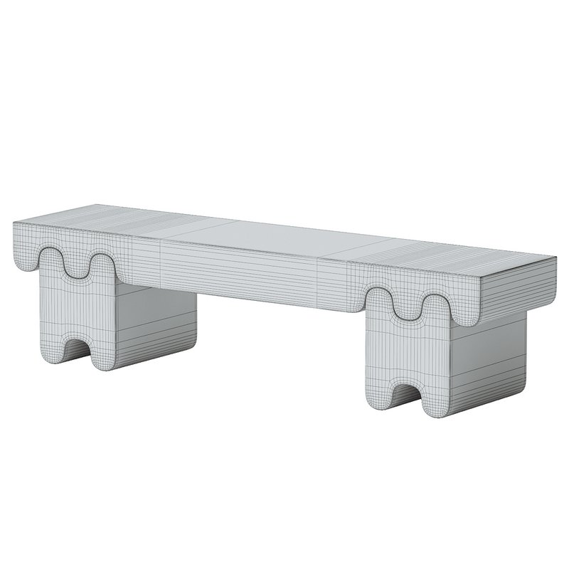 Ossicle Leather Bench - Image 4