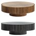 Oak Round Coffee Table - Thumbnail 4