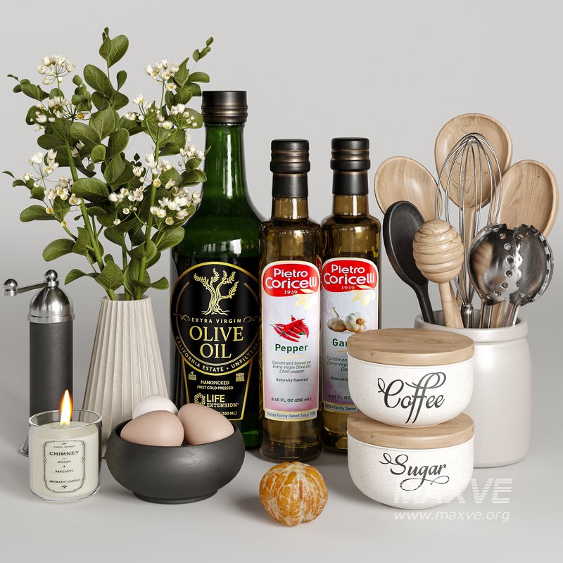 Kitchen decor set 07 - Image 2