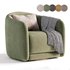 Addie Swivel Armchair - Thumbnail 1