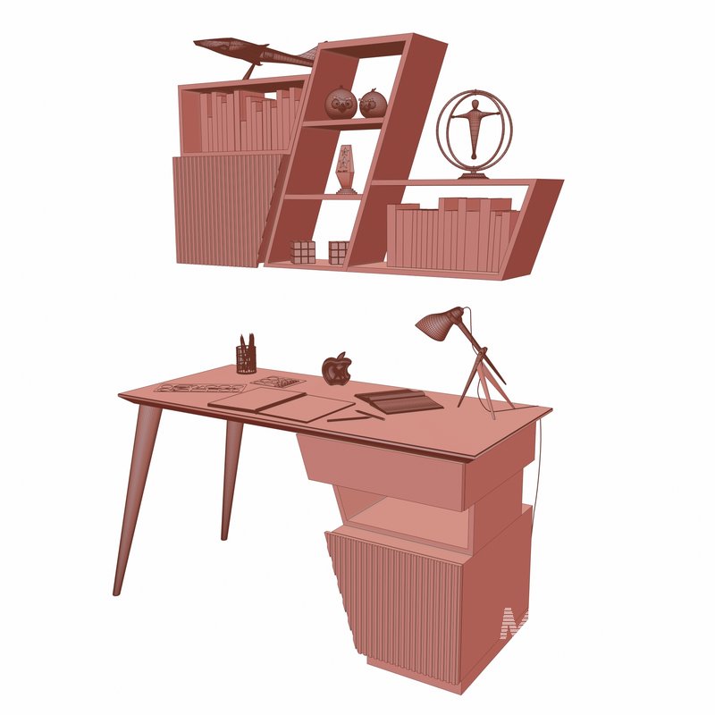 Tarz Study Desk - Image 4