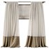 Two Tone Velvet Bottom Curtains 61 - Thumbnail 3