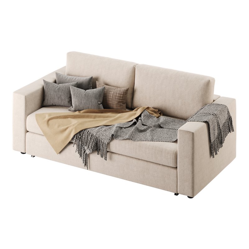 Sleeper sofa Gunnared beige - Image 7