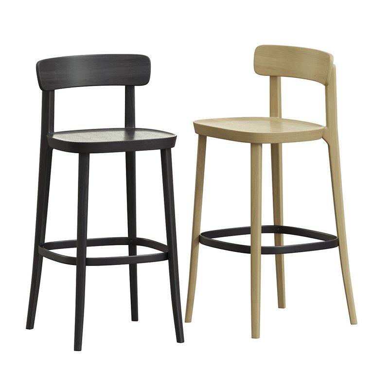 Josue 75cm Wooden Bar Stool - Image 5