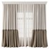 Herringbone Patterned Bottom Curtains 62 - Thumbnail 4
