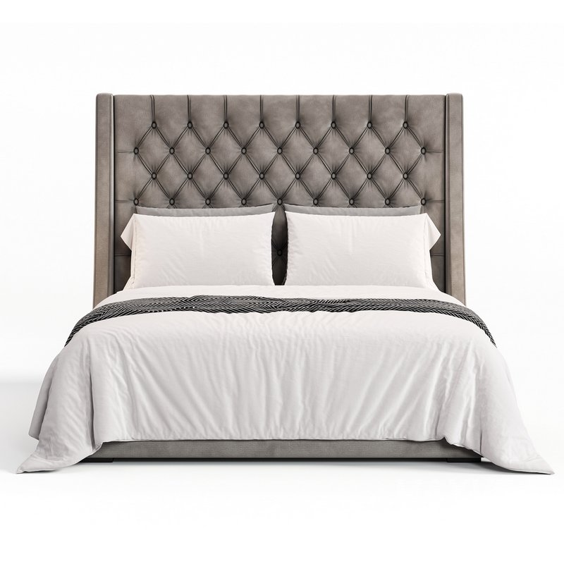 Grand Curved Wingback Bed Frame By Barron Beds - Image 6